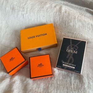 Various designer boxes